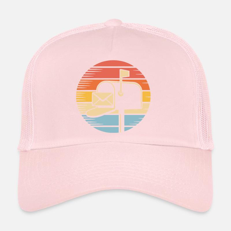 Mail Carrier Retro Vintage Postal Worker Trucker Cap