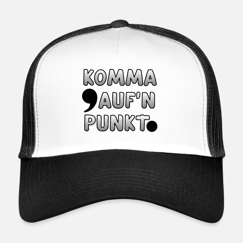 Fun word game for grammar / language lovers Trucker Cap
