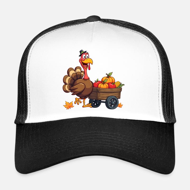 Thanksgiving Drôle Dinde de Thanksgiving Casquette trucker 