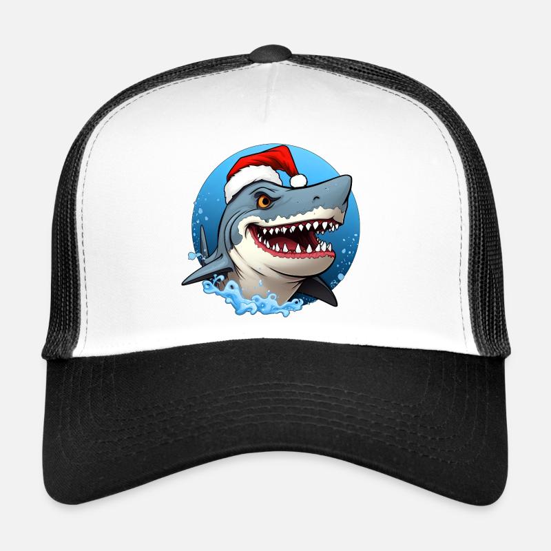 Weihnachtsmann Hai Trucker Cap