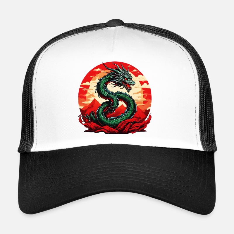 Japanischer Drachen  Trucker Cap