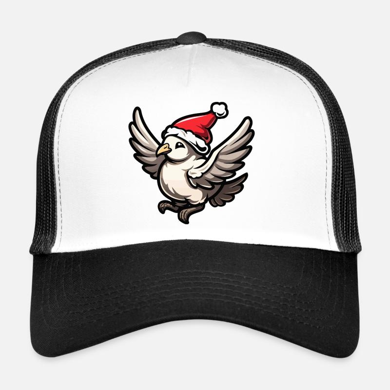 Taube Vogel Weihnachten Trucker Cap