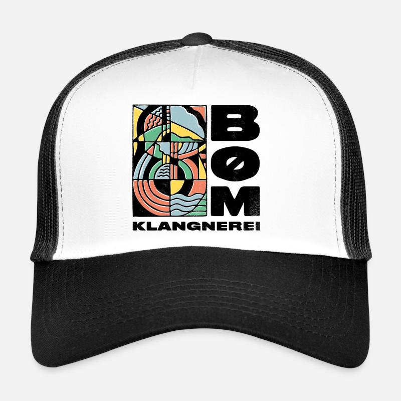 BØM-Klangnerei - Trucker Cap - Weiß/Schwarz