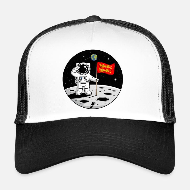 Norman Astronaut Normandy Pride Space Humor Trucker Cap
