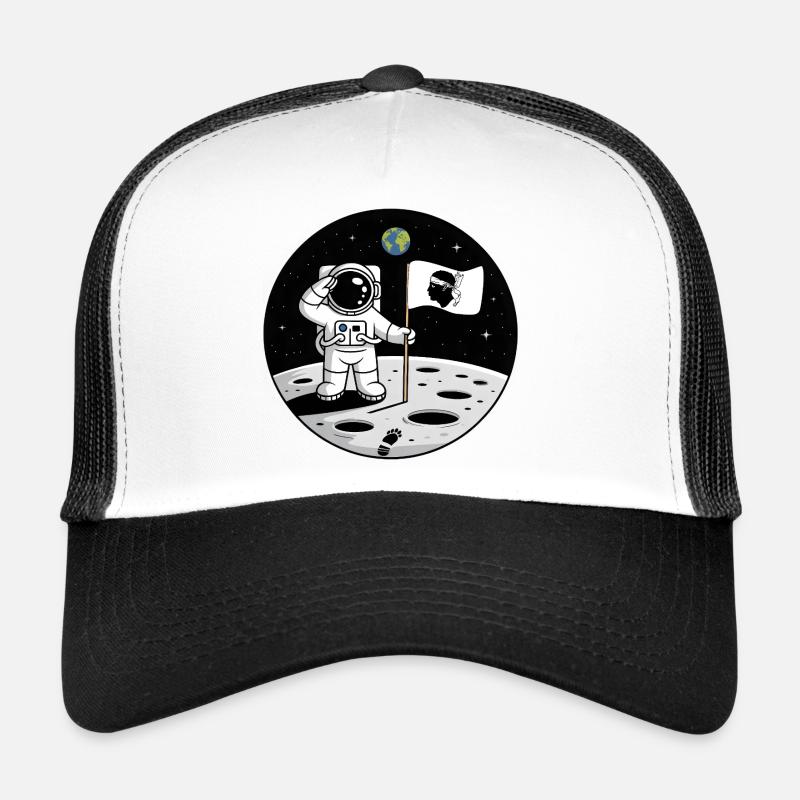 Norman Astronaut Normandy Pride Space Humor Trucker Cap