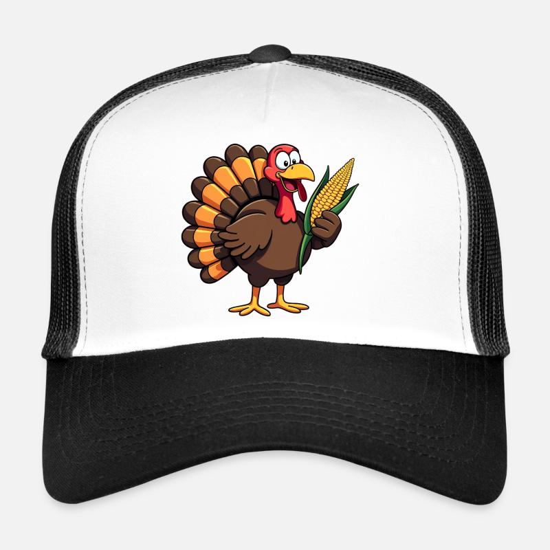 Thanksgiving Drôle Dinde de Thanksgiving Casquette trucker 