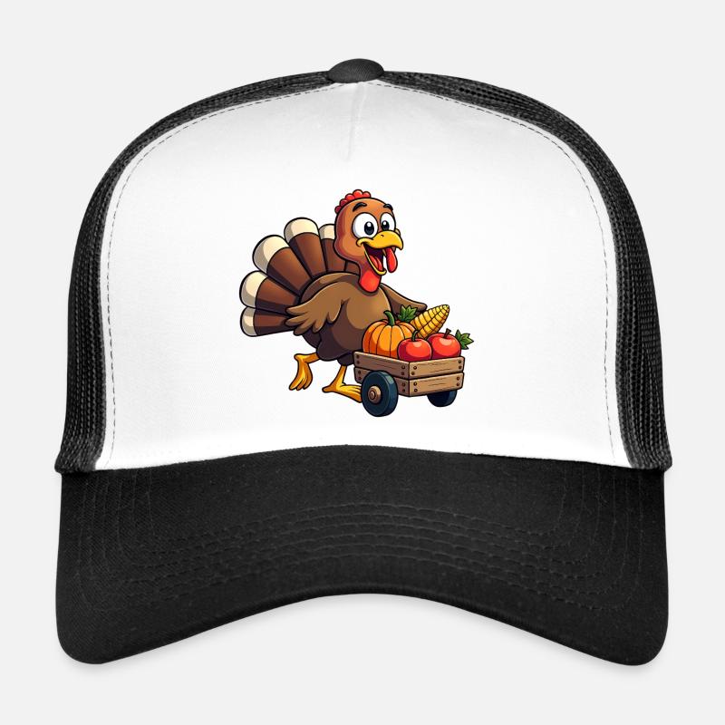 Thanksgiving Drôle Dinde de Thanksgiving Casquette trucker 