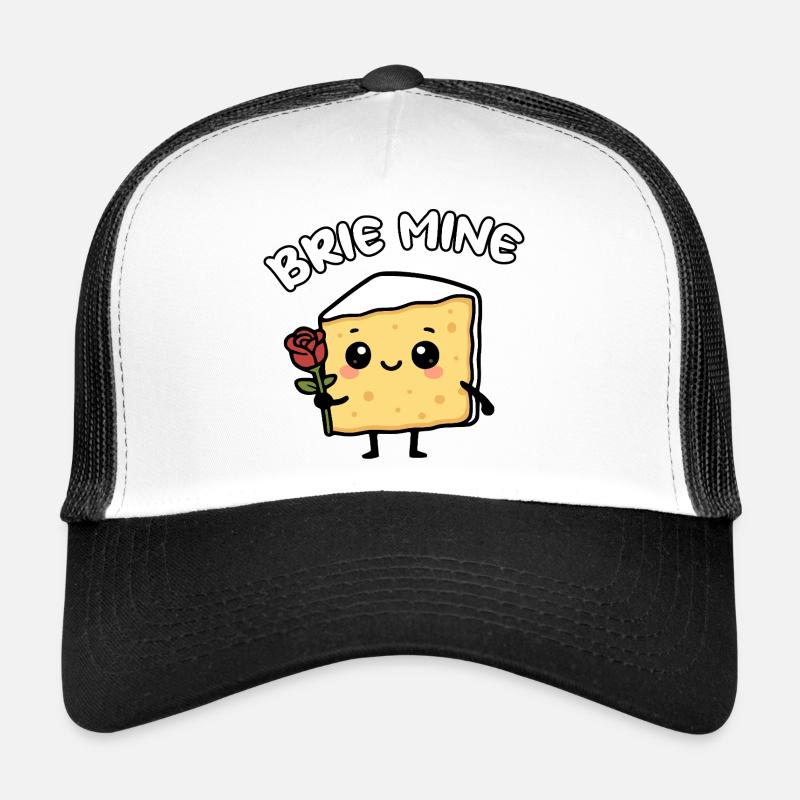 Cheese Rose Love Cheese Corner Brie Cheese Brie Mine Casquette trucker 