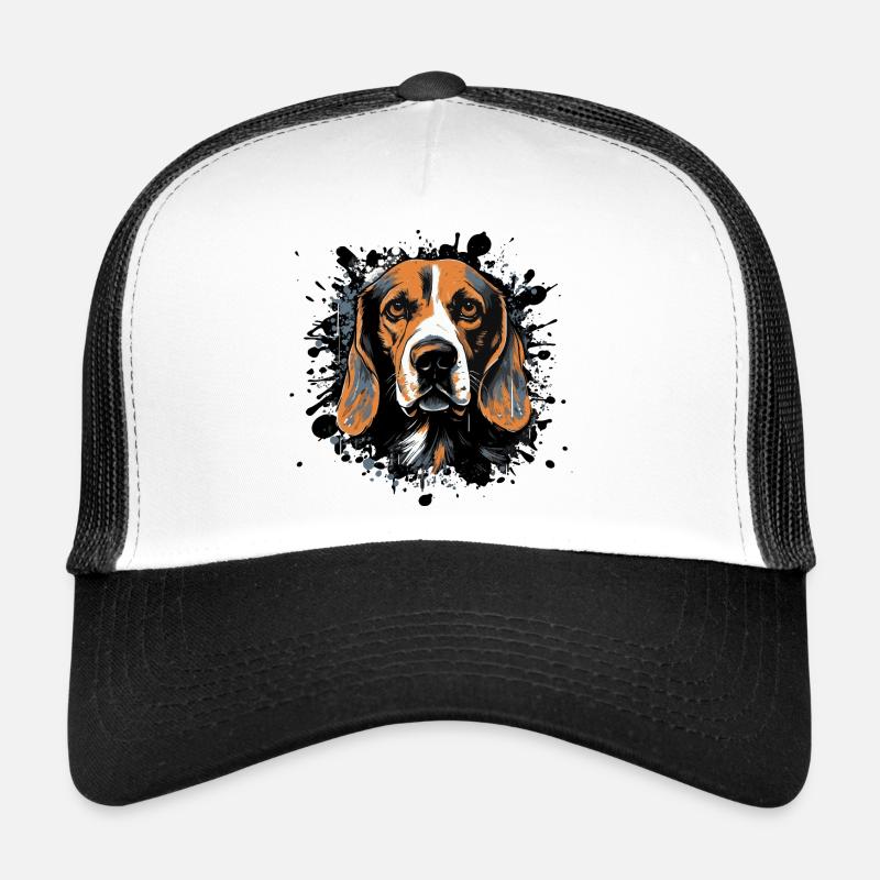 Beagle Spritzportrait Trucker Cap
