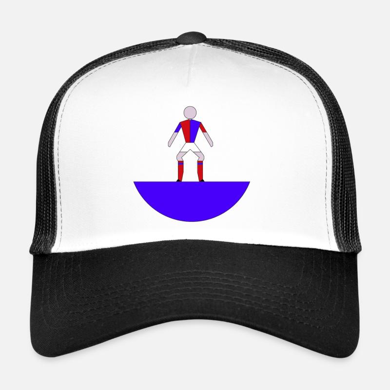  Subbuteo Geometric Hero on Blue Arc Trucker Cap