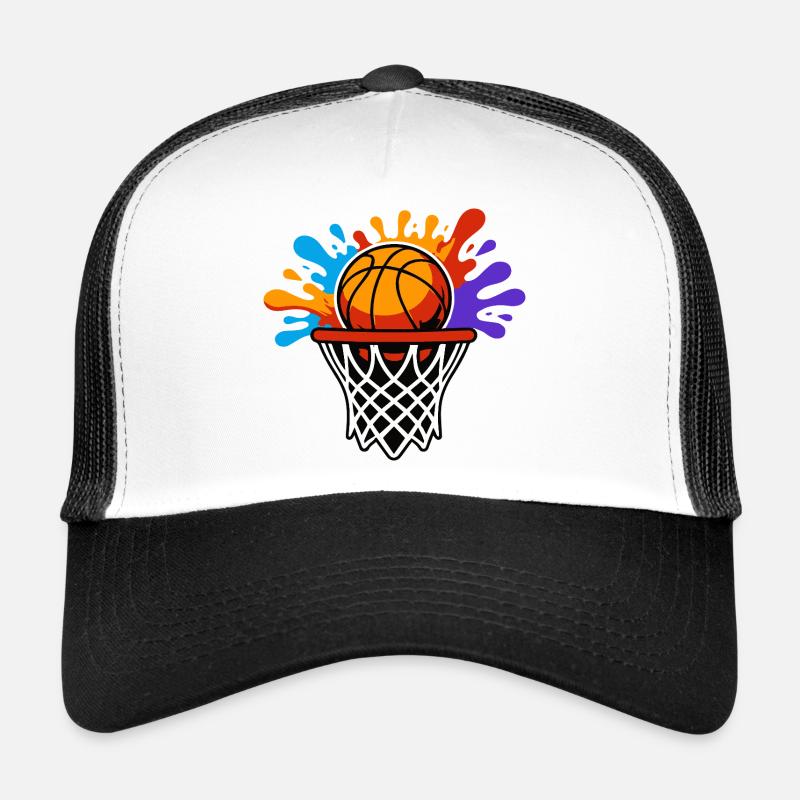 Rainbow Splash Basketballkorb Trucker Cap