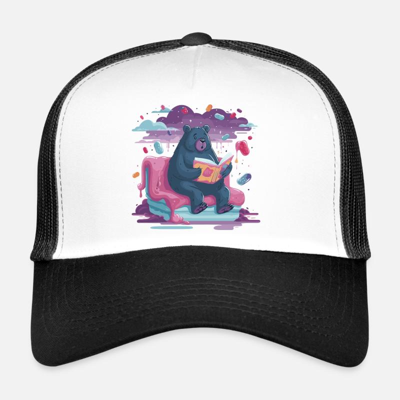 Reading Bear in Candy Dream Trucker Cap