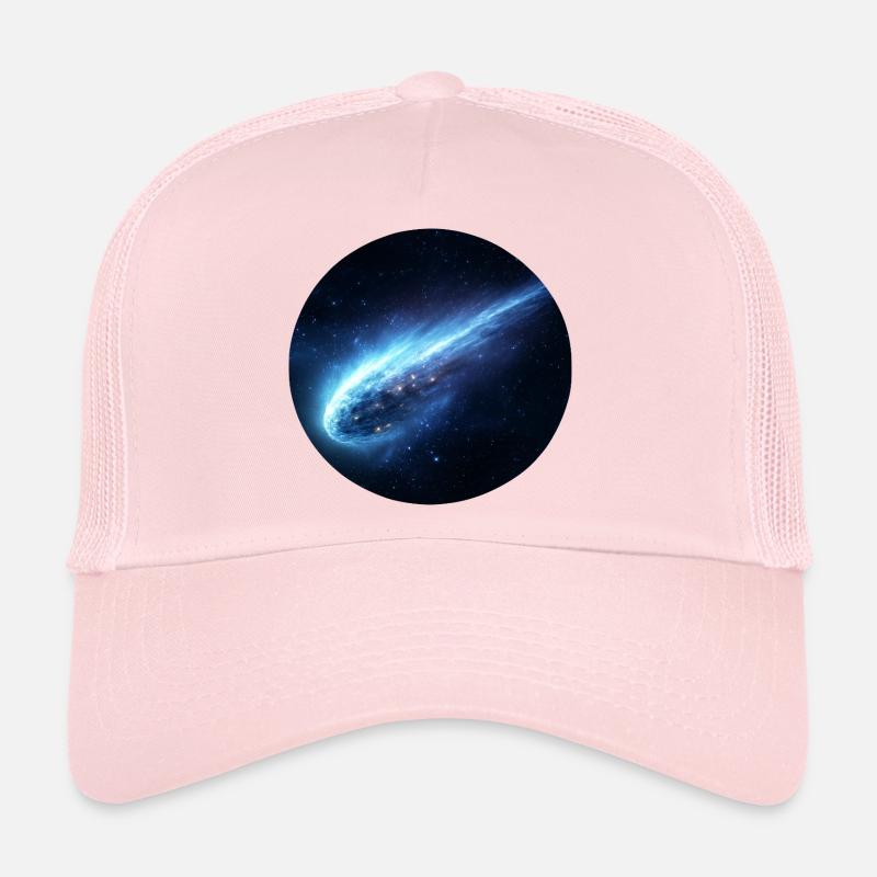 Astronomie Comète Spatiale Queue en Ligne Casquette trucker 