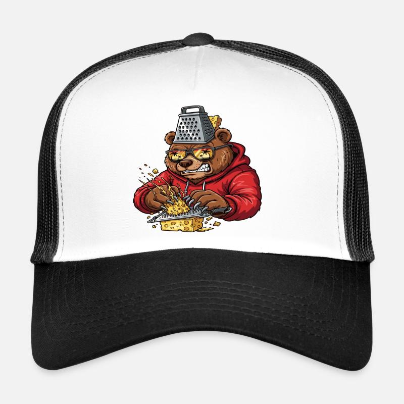Grater Bear Cheese Crusher Trucker Cap