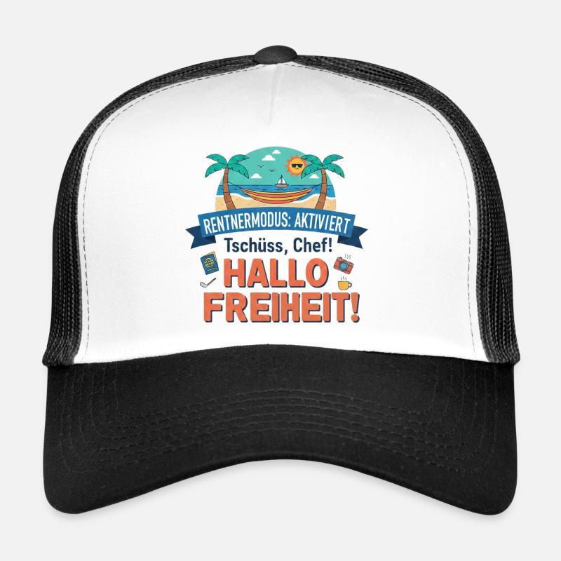 Pension & Retraite : mode retraité activé ! Casquette trucker 