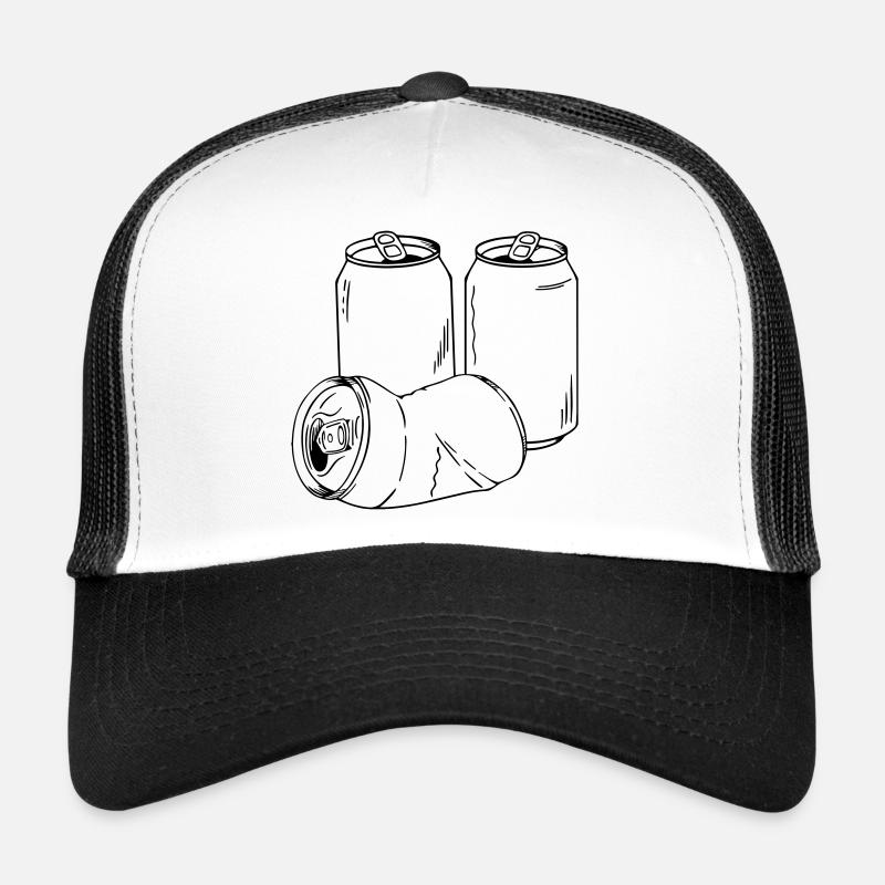 Dose als Motiv für Sprüche und Bierfans Trucker Cap