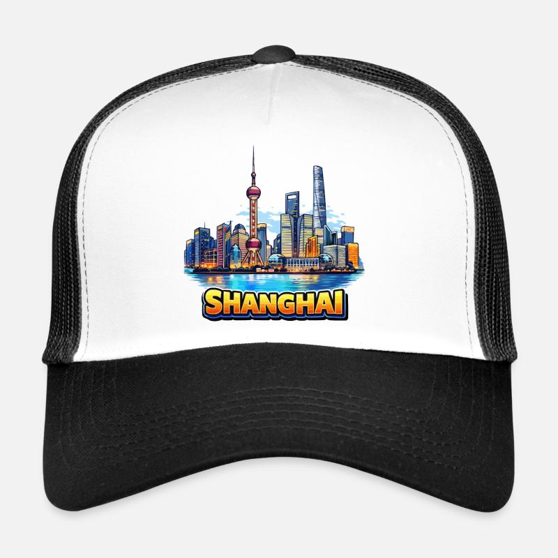 Illustration de la silhouette de Shanghai Casquette trucker 
