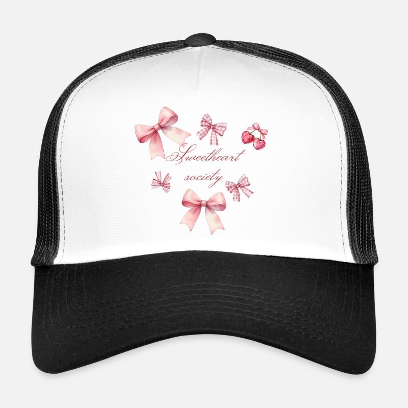 Herzfreundliche rosa Schnallen Trucker Cap
