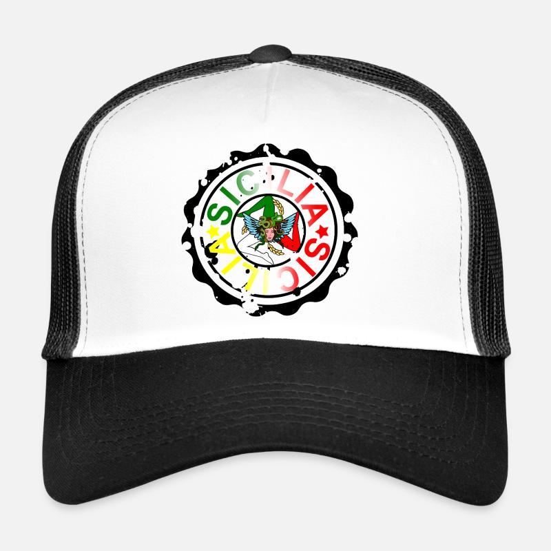 Trinacria, Sicily Trucker Cap