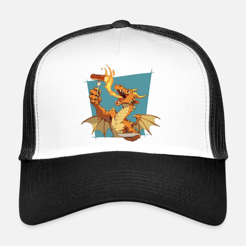 Dragon BBQ au souffle de feu Casquette trucker 