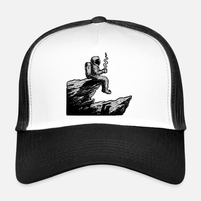 Astronaut Café Espace Falaise Trucker Cap