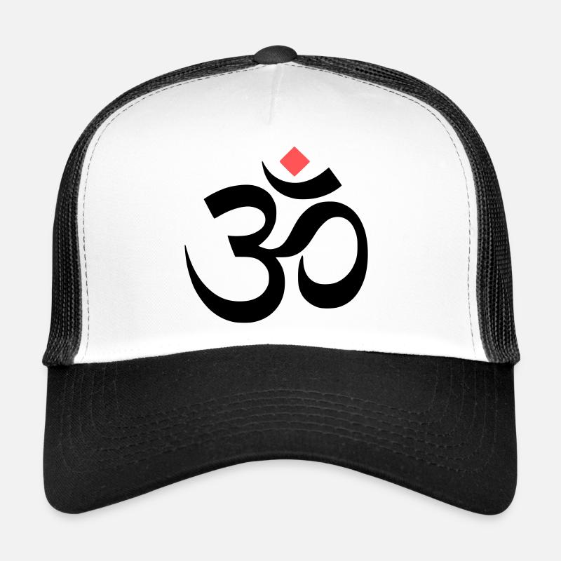Om Zeichen Yoga Meditation Trucker Cap