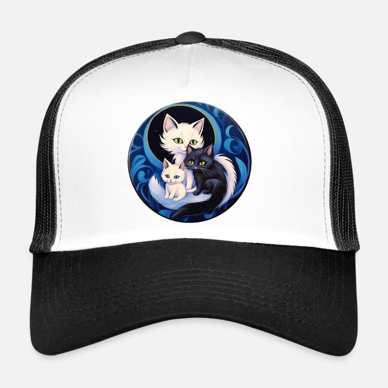 Moon Cat Trio Casquette trucker 