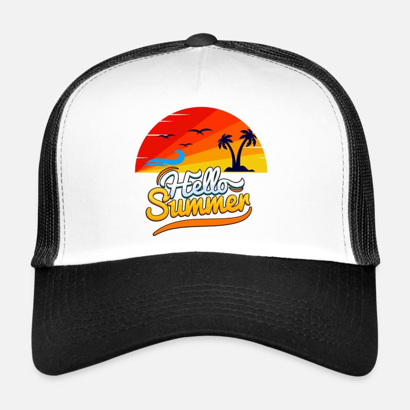 Hello Summer – Tropical Sunshine Trucker Cap