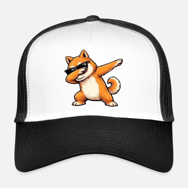 Dabbing Shiba Inu Trucker Cap