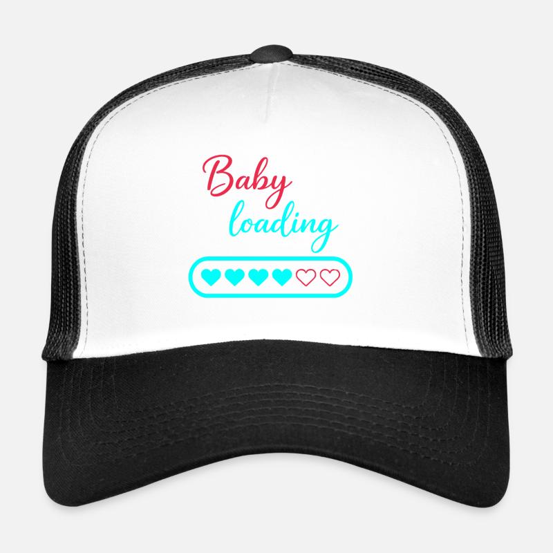 Baby Loading Neon Hearts Trucker Cap