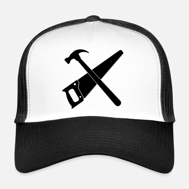 Hammer And Saw Trucker Cap