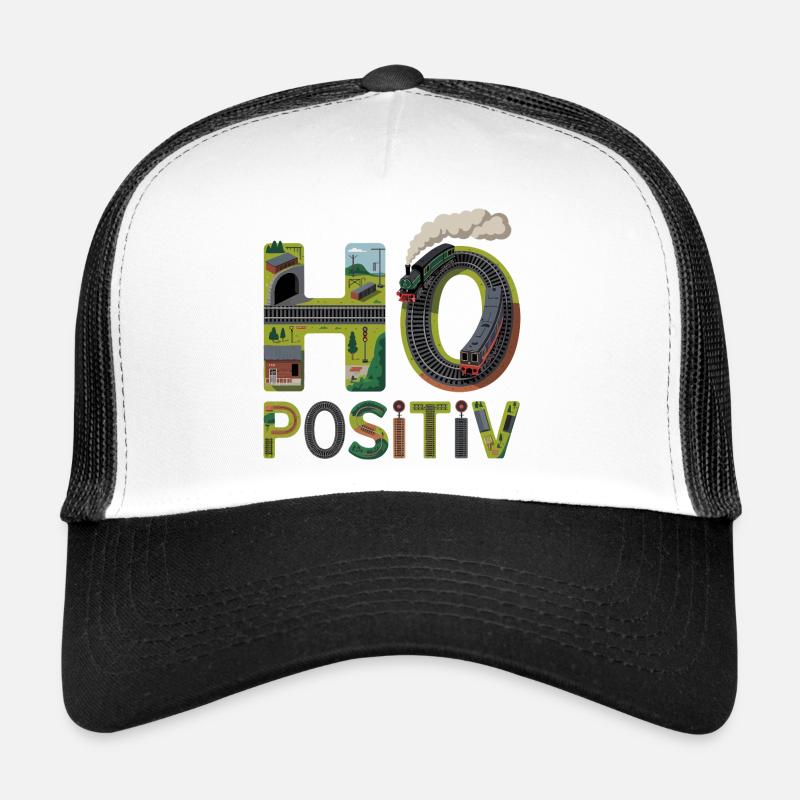 Art de lettres ferroviaires Casquette trucker 