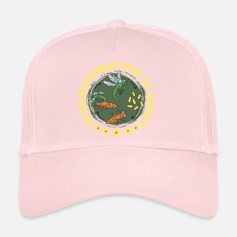 La transformation Libellule Libellule est silencieuse Casquette trucker 