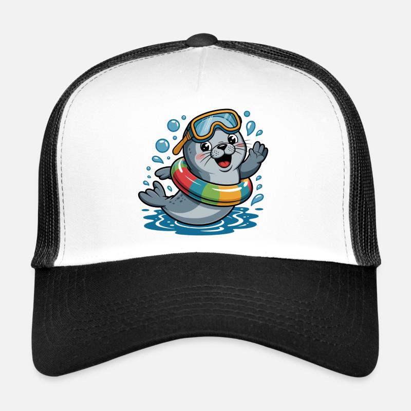 drôle de phoque Casquette trucker 