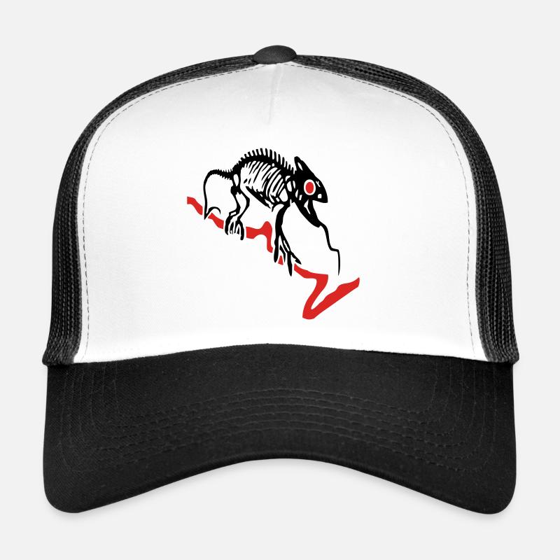 Gecko squelette Casquette trucker 