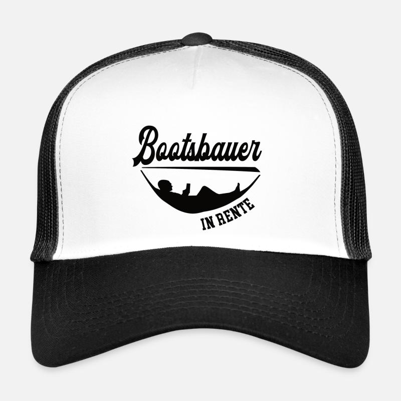 Bootsbauer in Rente Rentenbeginn Schiffsbauer Chef Trucker Cap