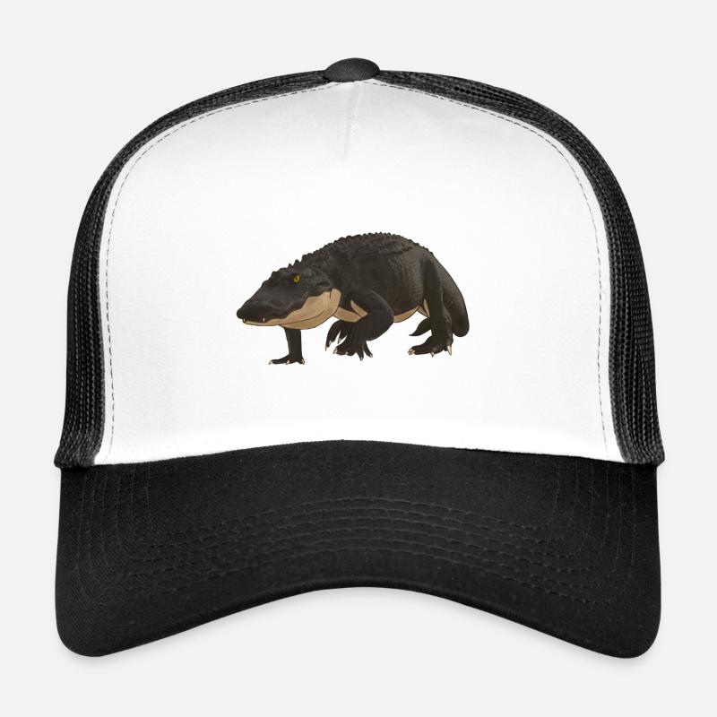 Alligator - Trucker Cap - Weiß/Schwarz