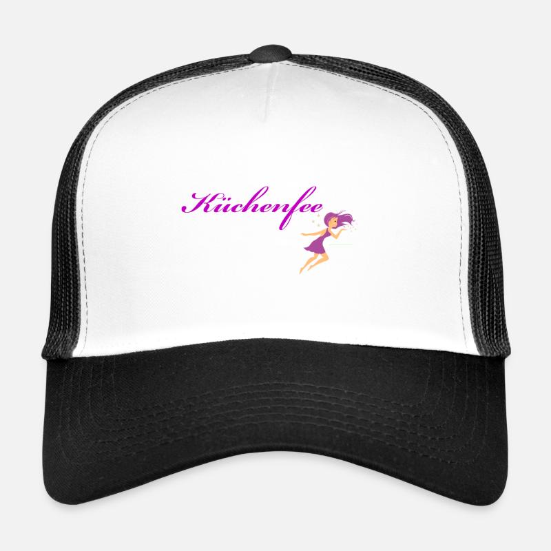Küchenfee mit Sternenstaub - Trucker Cap - Weiß/Schwarz