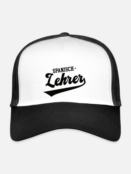 Spanisch Lehrer Schule Spanischlehrer Spanish - Trucker Cap - Weiß/Schwarz