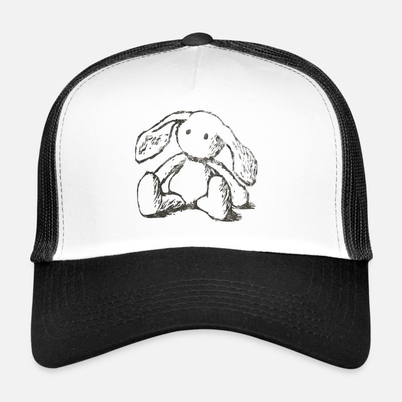 einsam - Trucker Cap - Weiß/Schwarz
