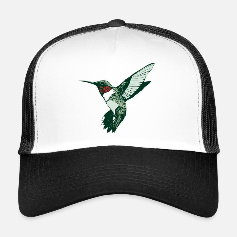 colibri - Casquette trucker  - blanc/noir
