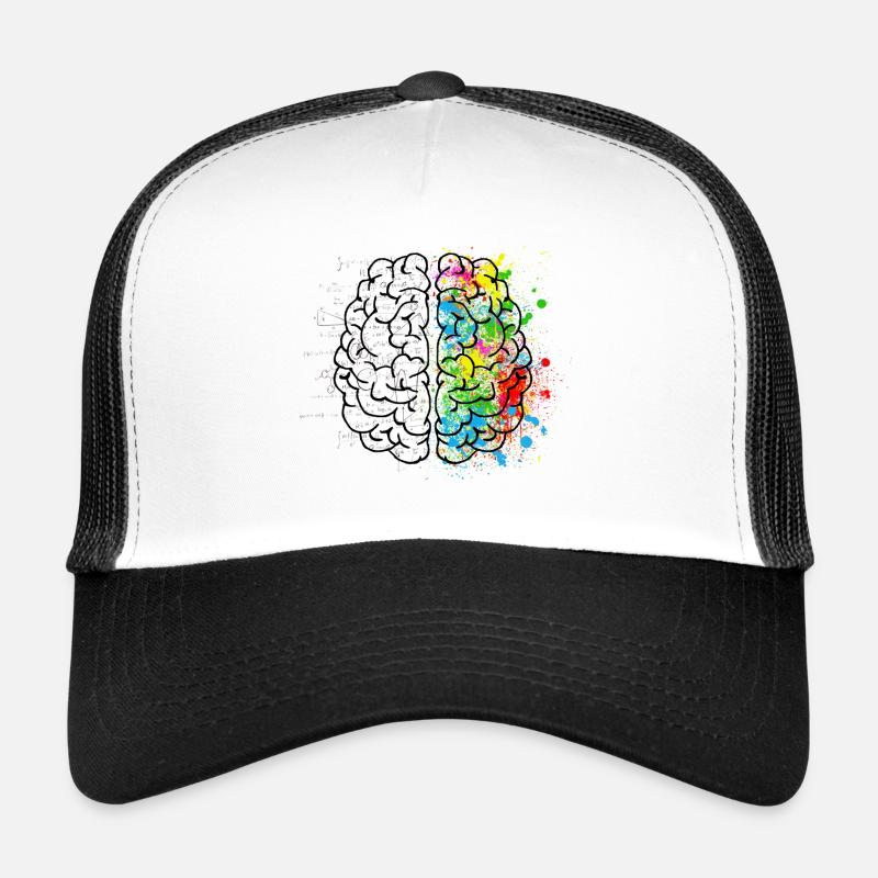 T-Shirt Gehirn comic Mathematik Kunst Trucker Cap
