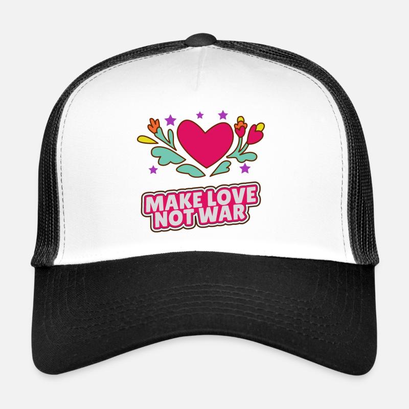 Mach Liebe nicht Krieg Trucker Cap