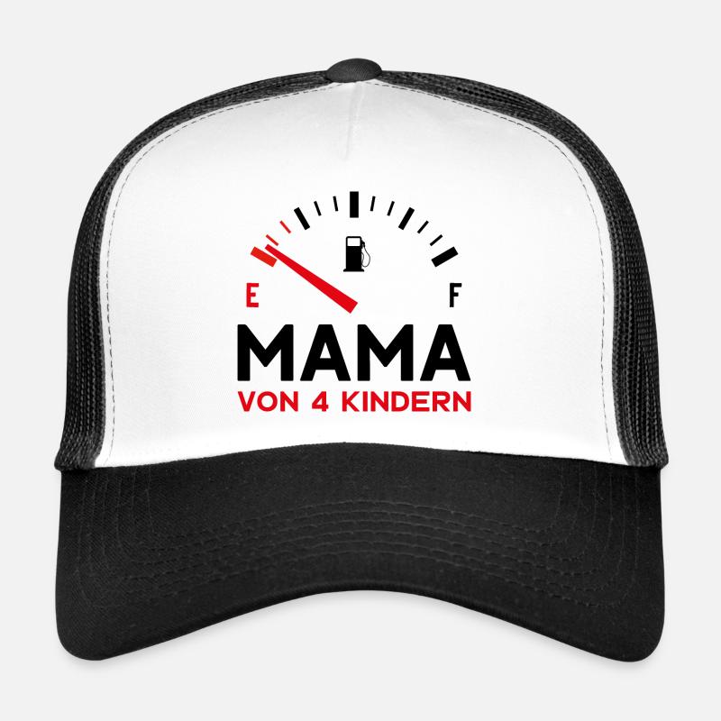 MAMA 4 KINDER MUTTER VIER KINDER MUTTERTAG Trucker Cap