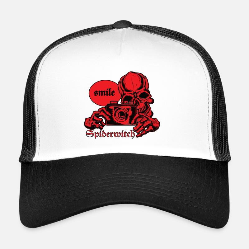 smile - Trucker Cap - Weiß/Schwarz