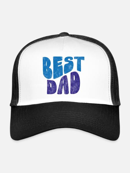Bester Vater - Trucker Cap - Weiß/Schwarz