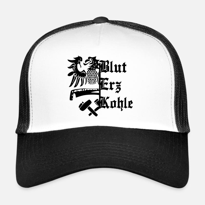 Minerai de sang Charbon Casquette trucker 