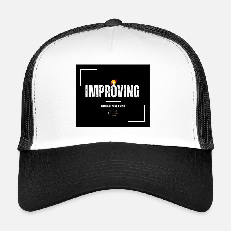 IMPROVING - Trucker Cap - white/black