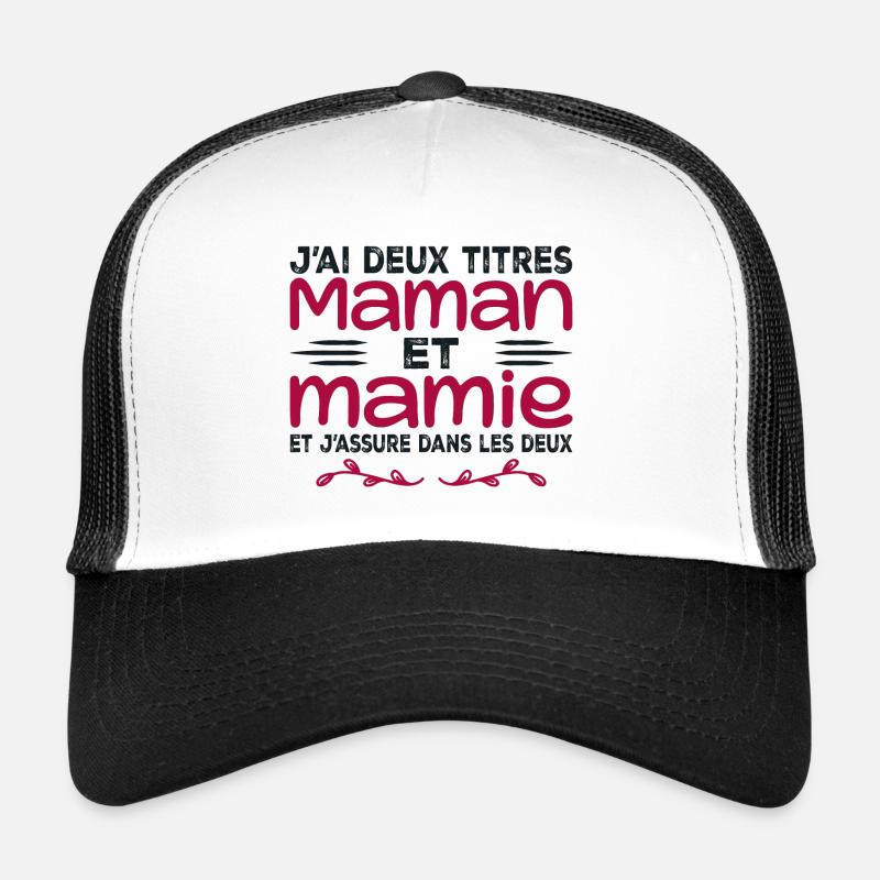 Ich habe zwei Titel: Mama und Oma | Muttertag Trucker Cap