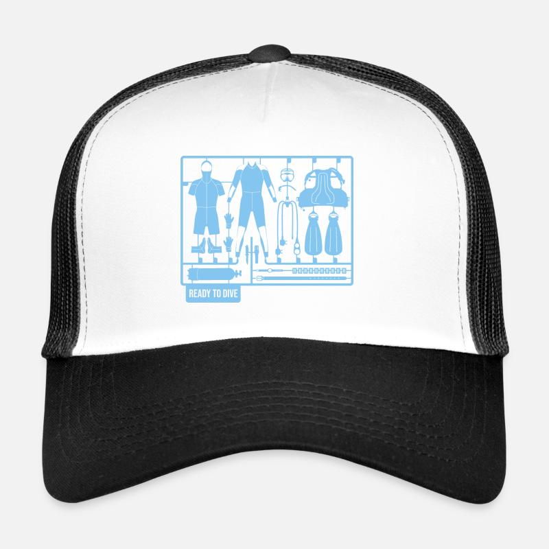 Ich kann nicht, ich bin getaucht. Trucker Cap